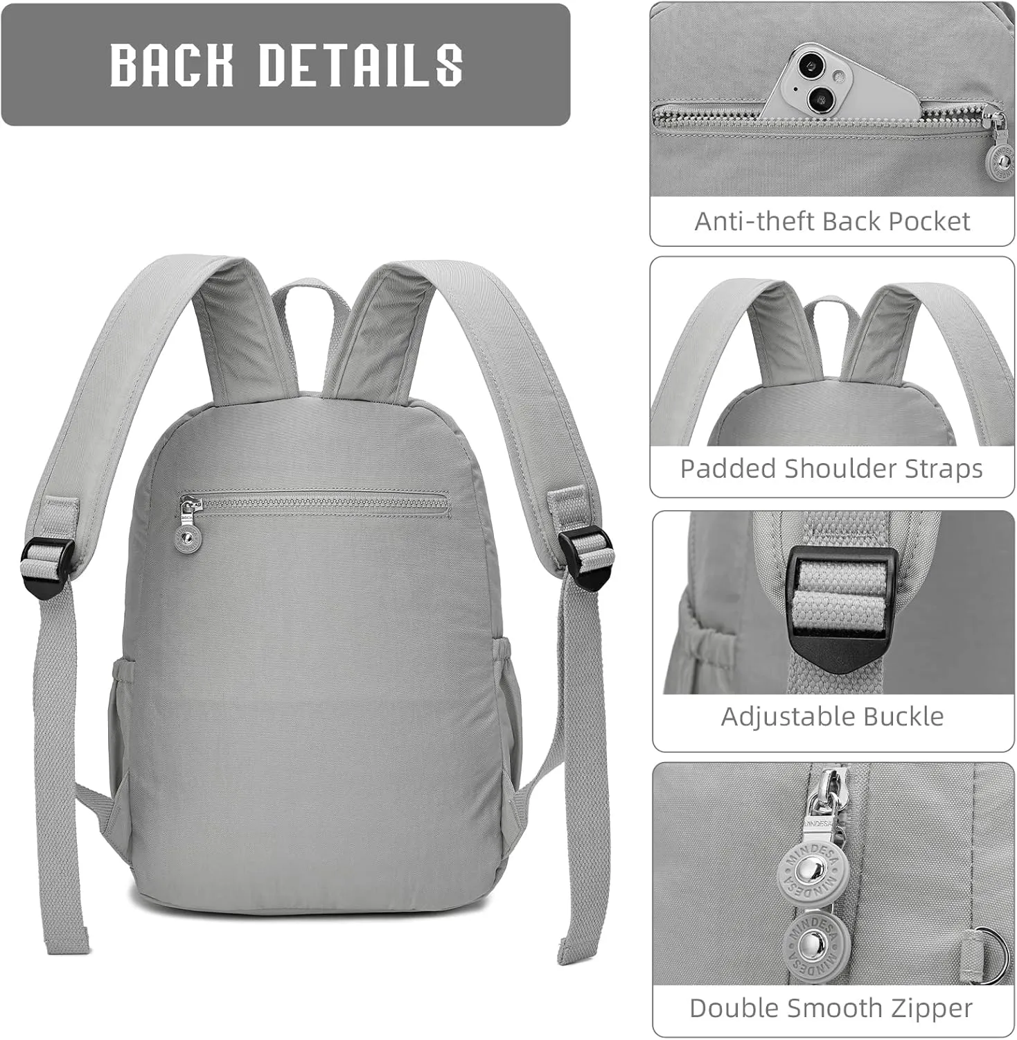 Hiking Waterproof 13" Laptop Backpack Purse for Women and Men,Travel Backpack