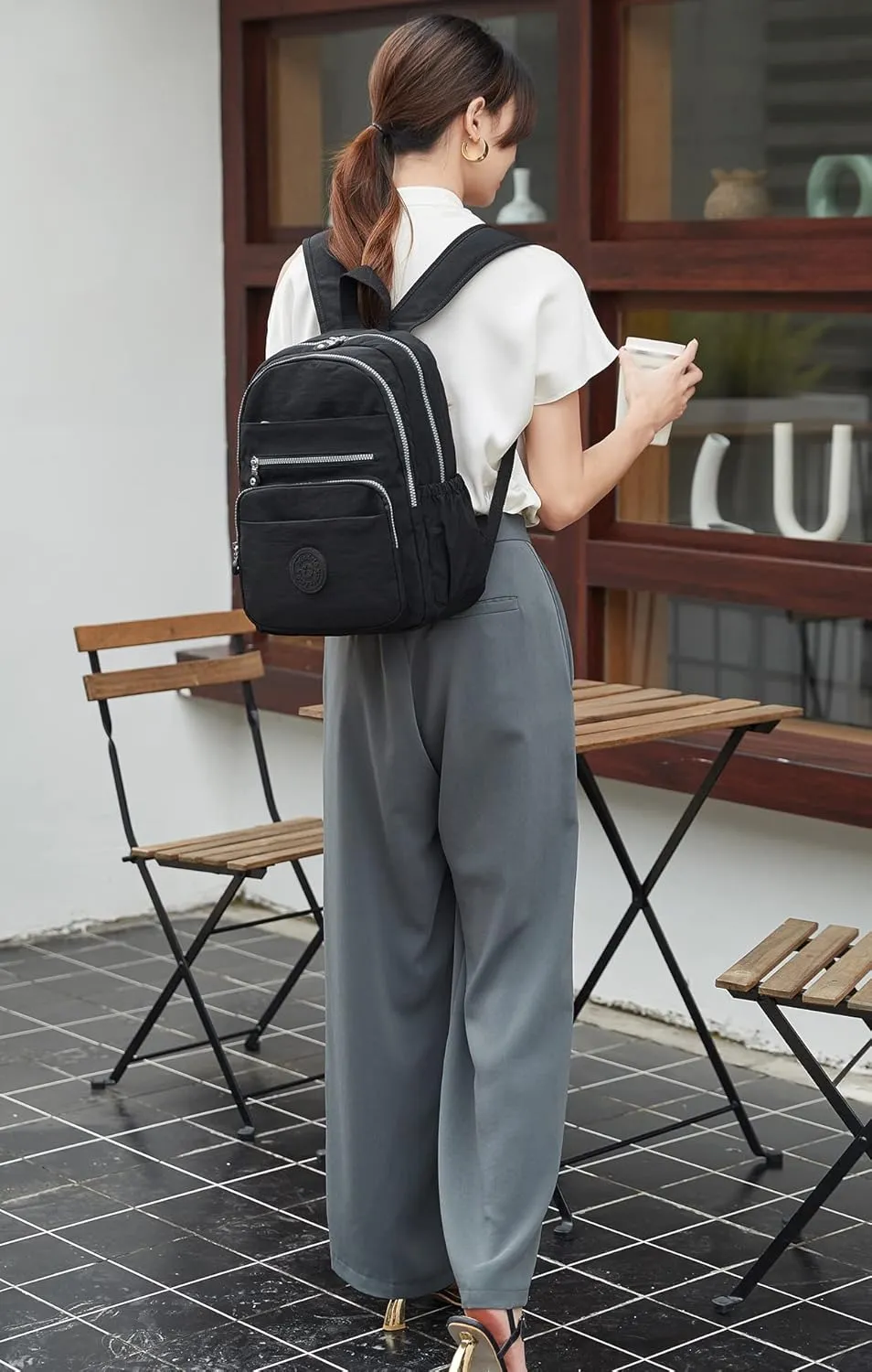 Hiking Waterproof 13" Laptop Backpack Purse for Women and Men,Travel Backpack