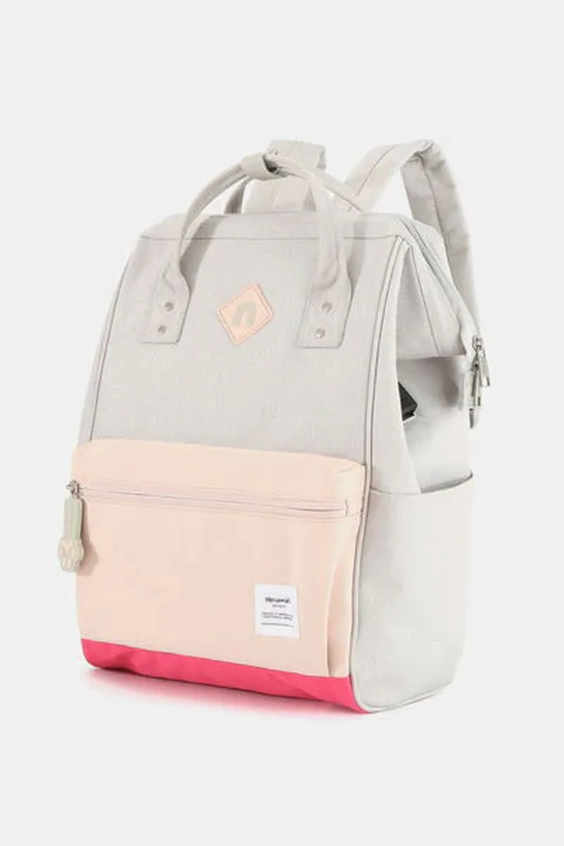 Himawari Waterproof Backpack with External USB Port and Contrast Design