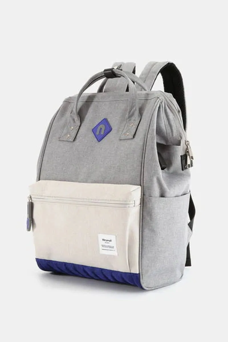 Himawari Waterproof Backpack with External USB Port and Contrast Design