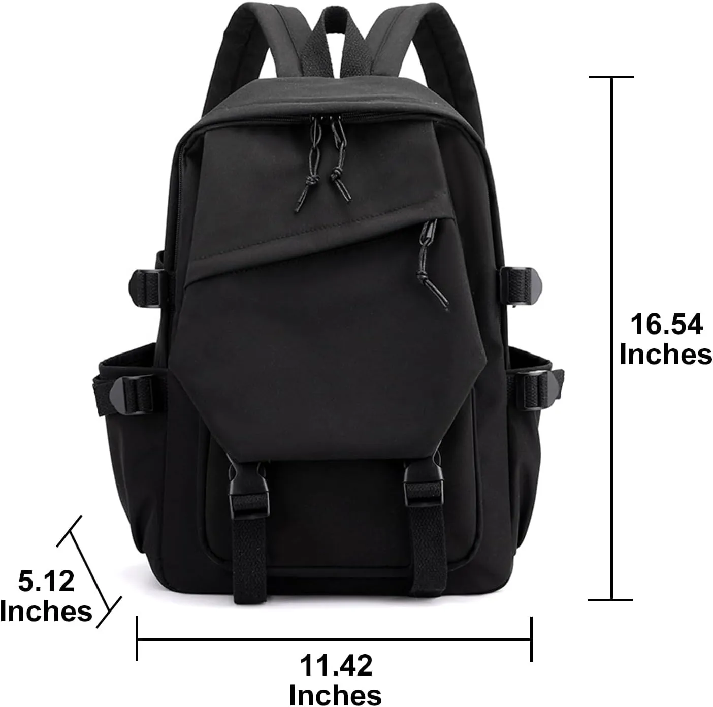 Honkai Star Rail Backpack Women Men Unisex Robin Rucksack Firefly Black Bag HSR Kawaii Anime Backpack (Black-Boothill)