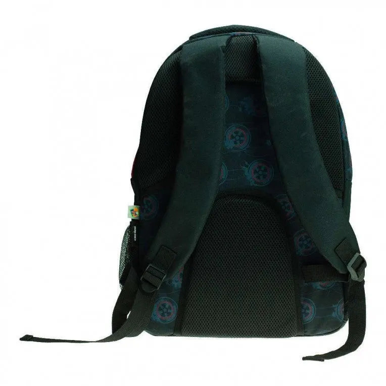 Hot Wheels Backpack 3 Zip Fit A4
