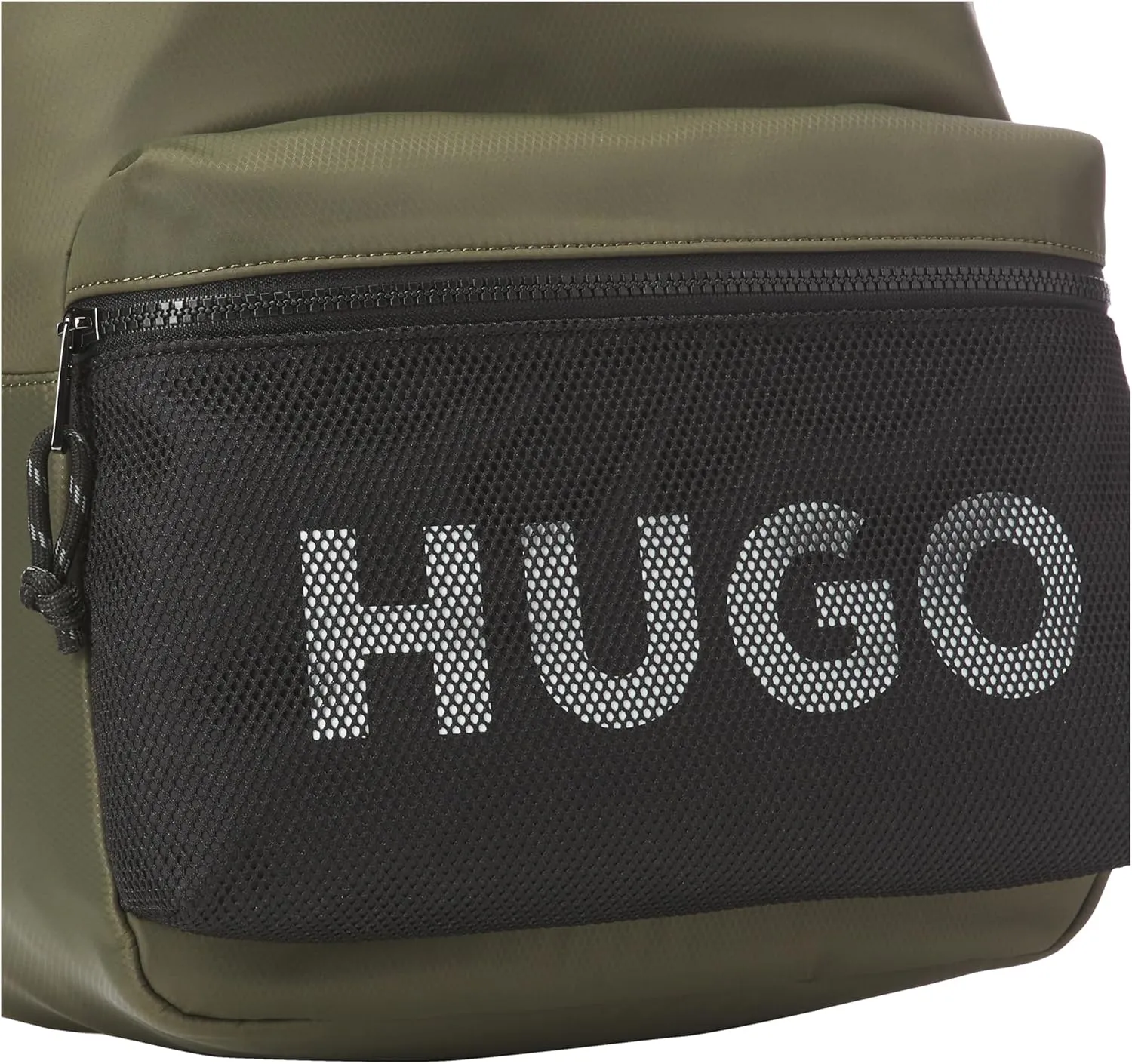 HUGO Mesh Logo Backpack, spinach green, PCE.