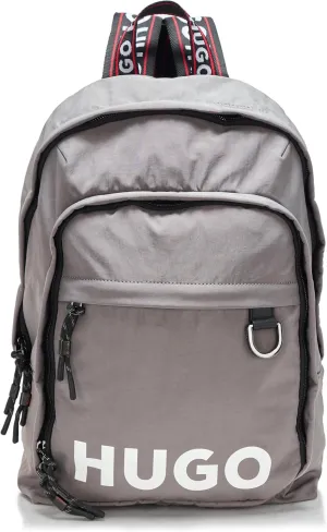 HUGO Quentyn Multipocketed Backpack, fossil grey, PCE.