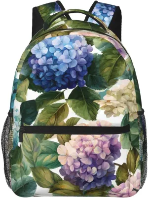 Hydrangea Lightweight Backpack For Trekking Unisex Backpacking