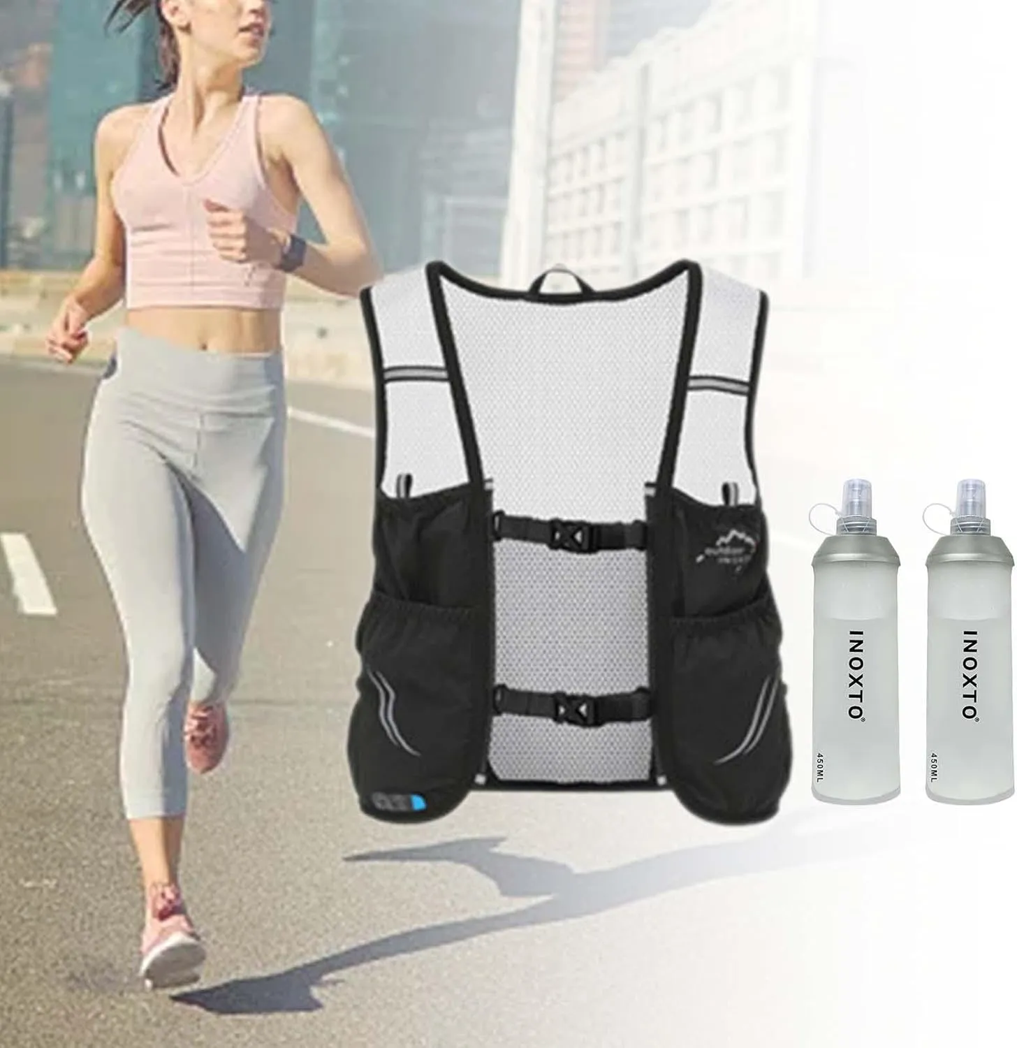 Hydration Backpack Daypack for Outdoor Activities, Suitable for Hiking and Climbing