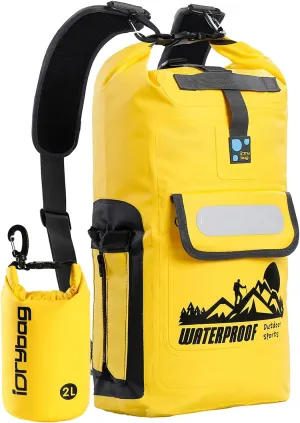 IDRYBAG Dry Bag Backpack Waterproof Floating 20L/30L/40L, Dry Bags Waterproof Backpack for Men, Dry Sack Waterproof Bag