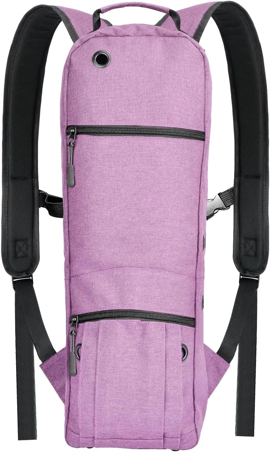 iGuerburn Oxygen Tank Backpack Size D, Portable Oxygen Backpack for D/M15 JD/M22 Cylinder Bag O2 Tank Carrier Holder for Travel (Purple)