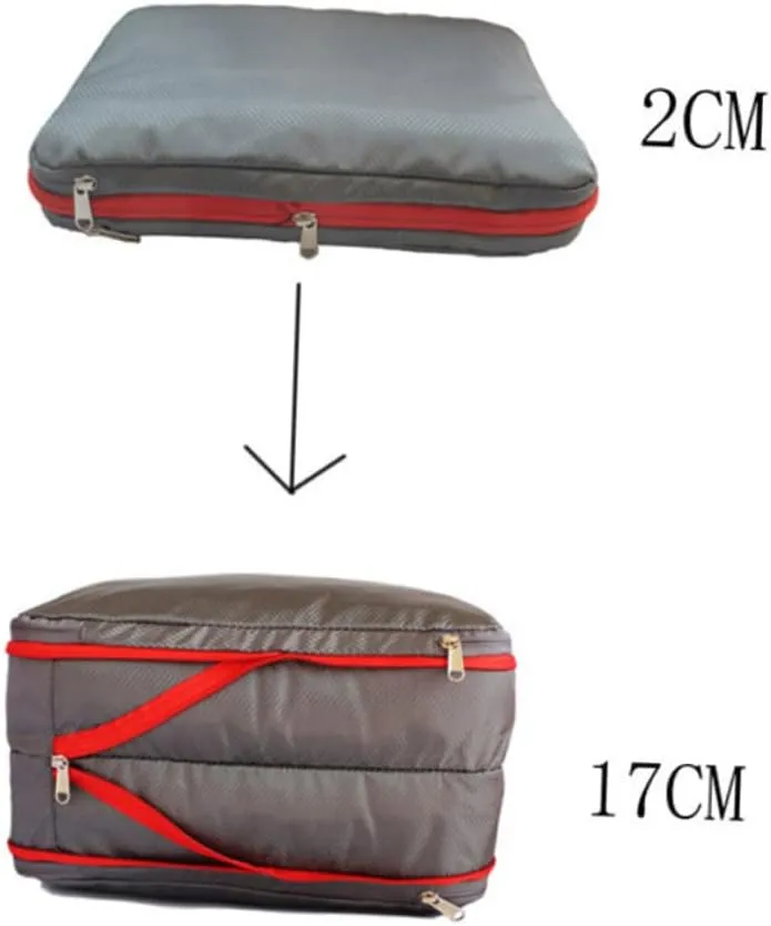 IMIKEYA Large Capacity Waterproof Compress Bag Clothes Storage Bag Quilt Organizer Sealed Travel Pouch Space Saving Tearproof for Camping Travel