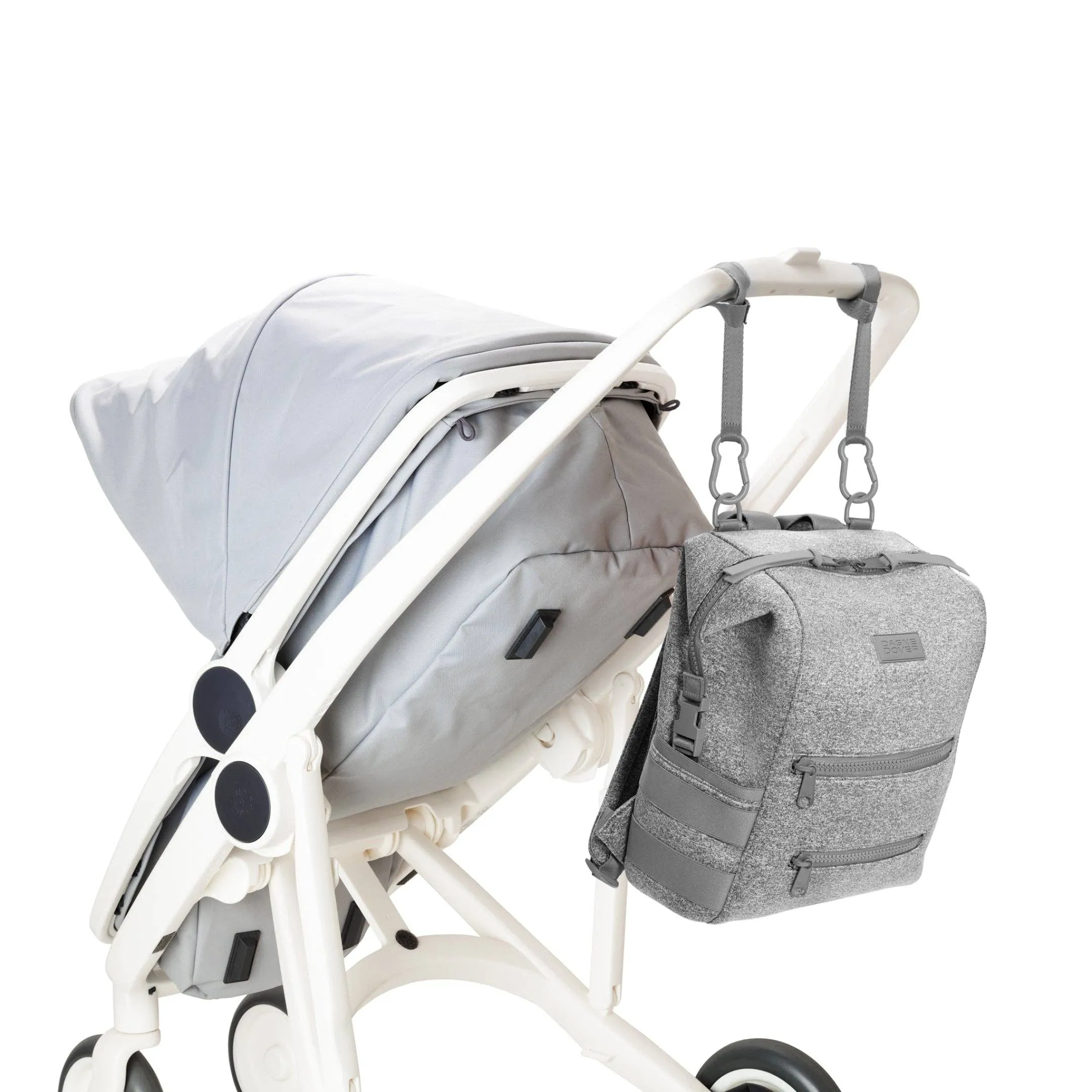 Indi Diaper Backpack in Heather Grey | Medium