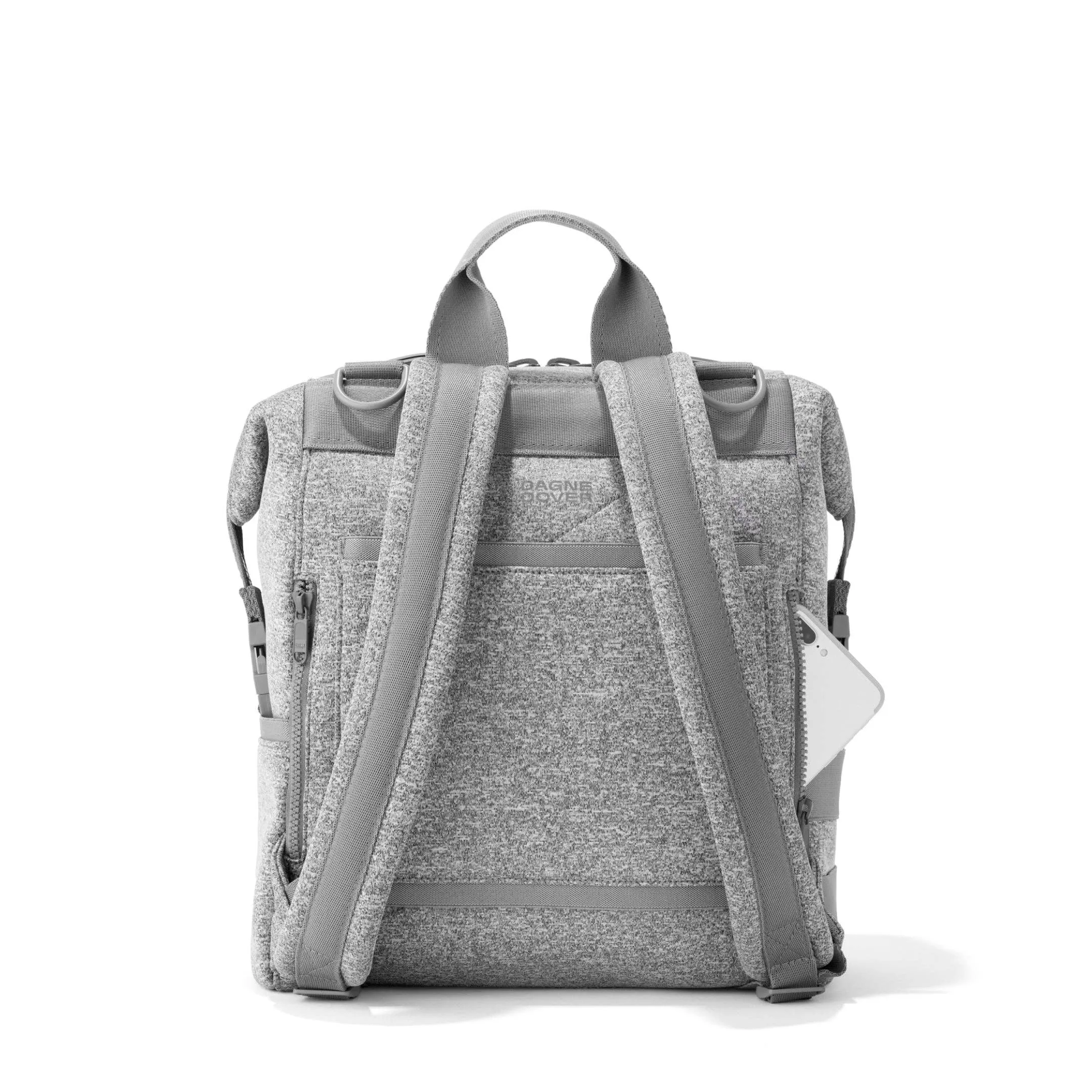 Indi Diaper Backpack in Heather Grey | Medium