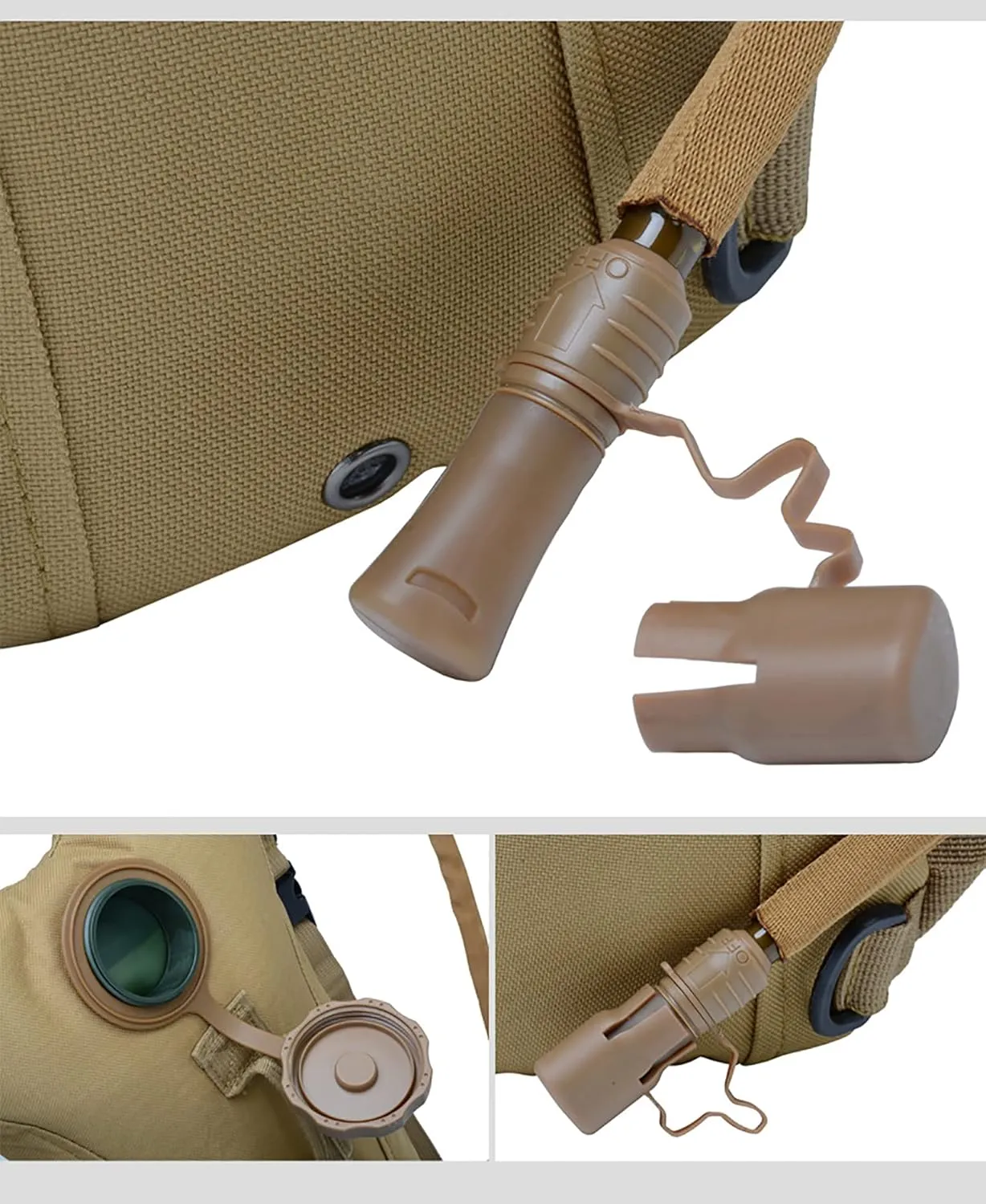 INOGIH 3L Hydration Pack Bladder Water-Bag-Pouch Outdoor Tactical-Water-Bag-Backpack for Hiking Climbing Hunting Running