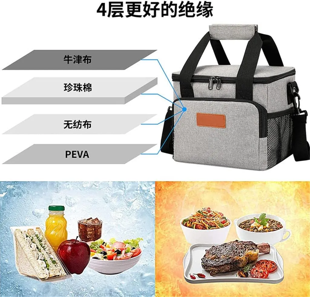 Insulation Bag Ice Bag Large-Capacity Outdoor Picnic Bag Portable Shoulder Fresh-Keeping Multi-Function