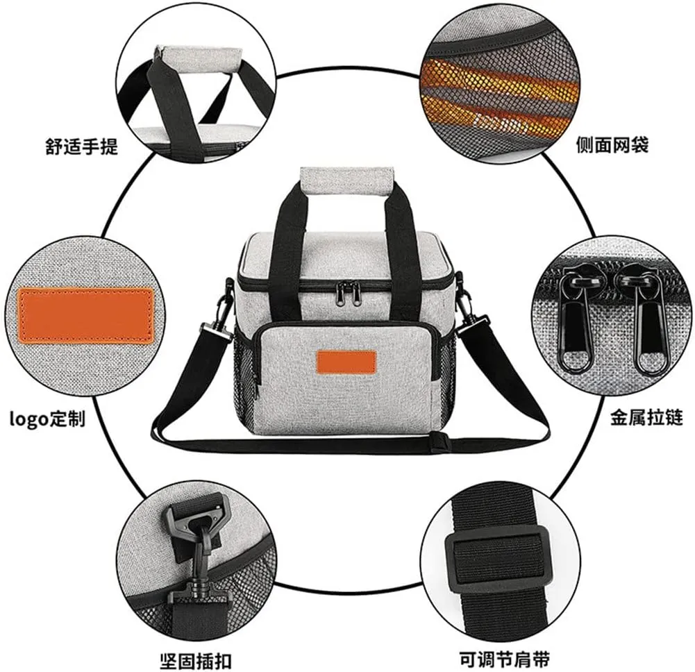 Insulation Bag Ice Bag Large-Capacity Outdoor Picnic Bag Portable Shoulder Fresh-Keeping Multi-Function