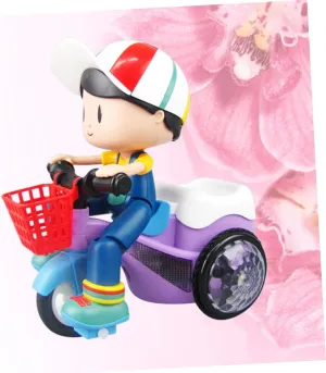 Intelligent Tricycle Toy Creative Lights Multi-Functional Riding Options Construction for Boys No Battery Required