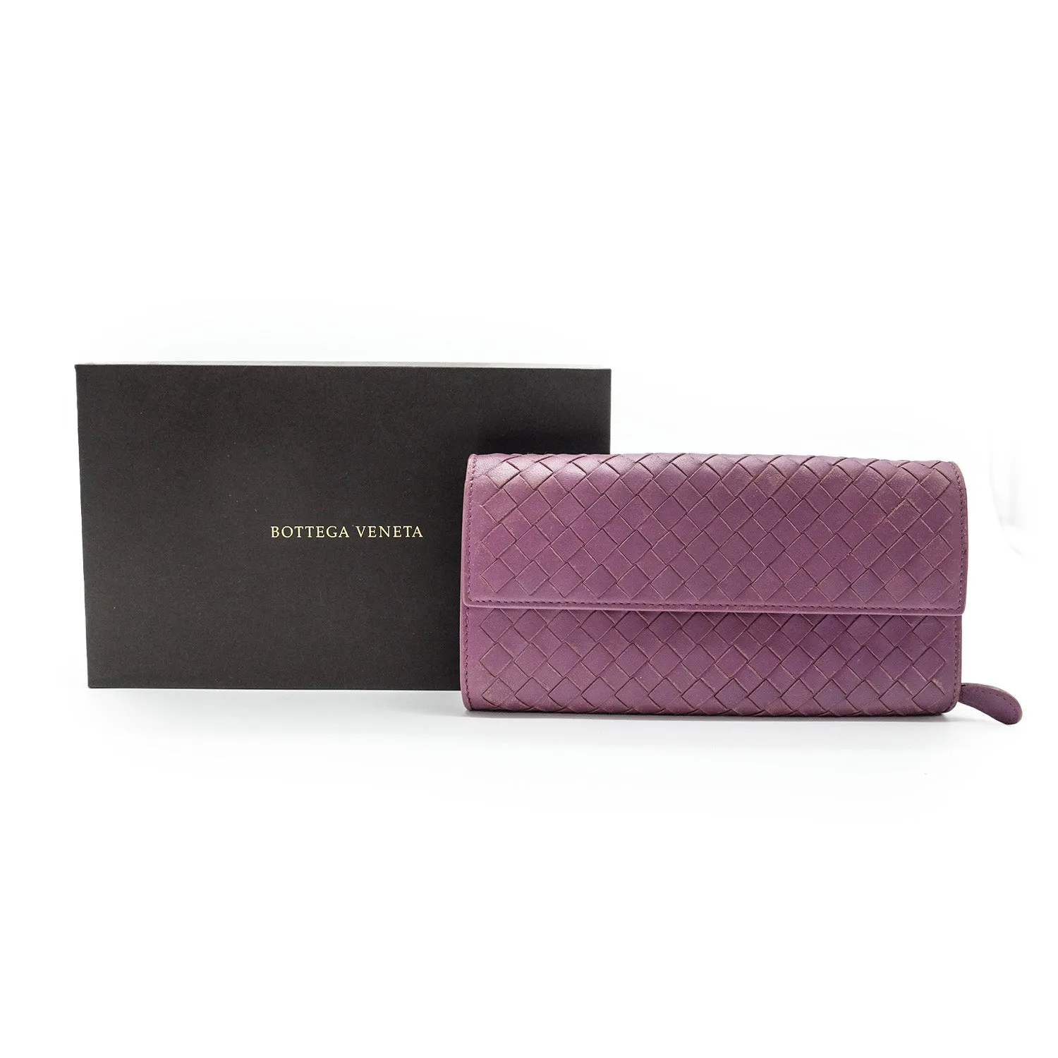 Intrecciato Long Wallet