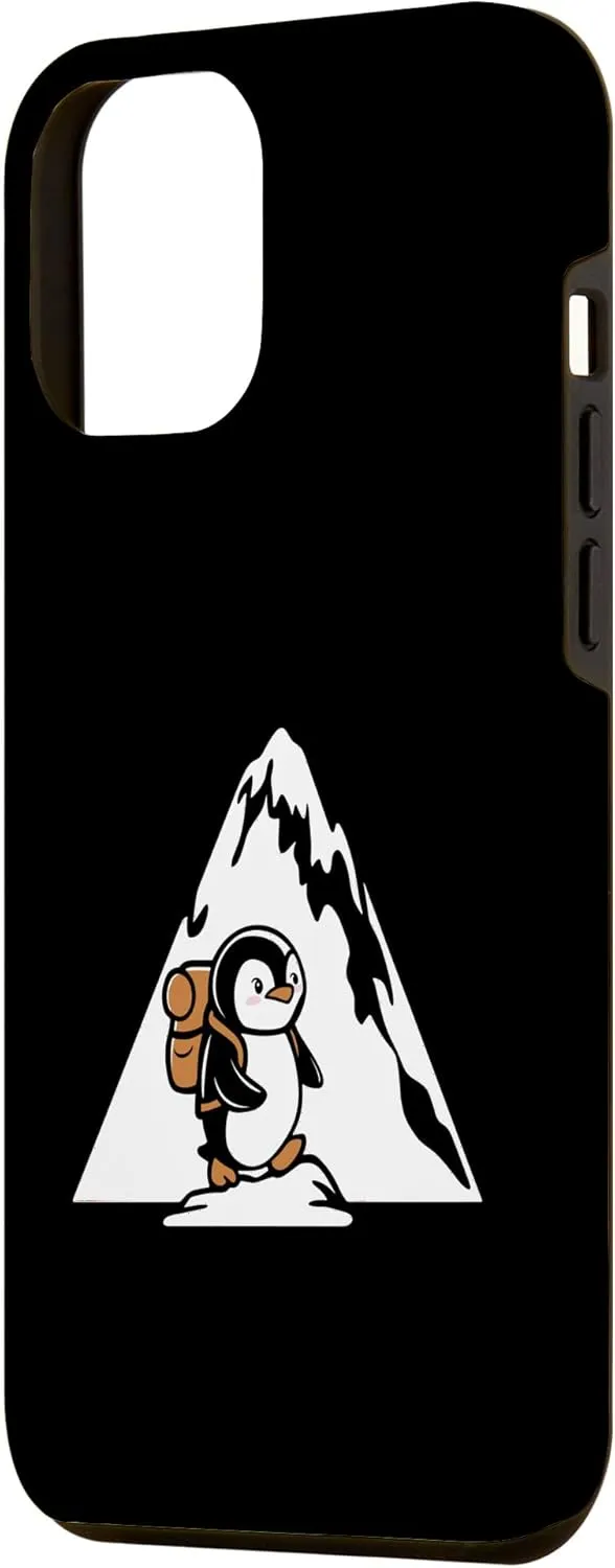 iPhone 14 Pro Max Penguin Backpacking Mountain Climbing Tour Mountaineering Case
