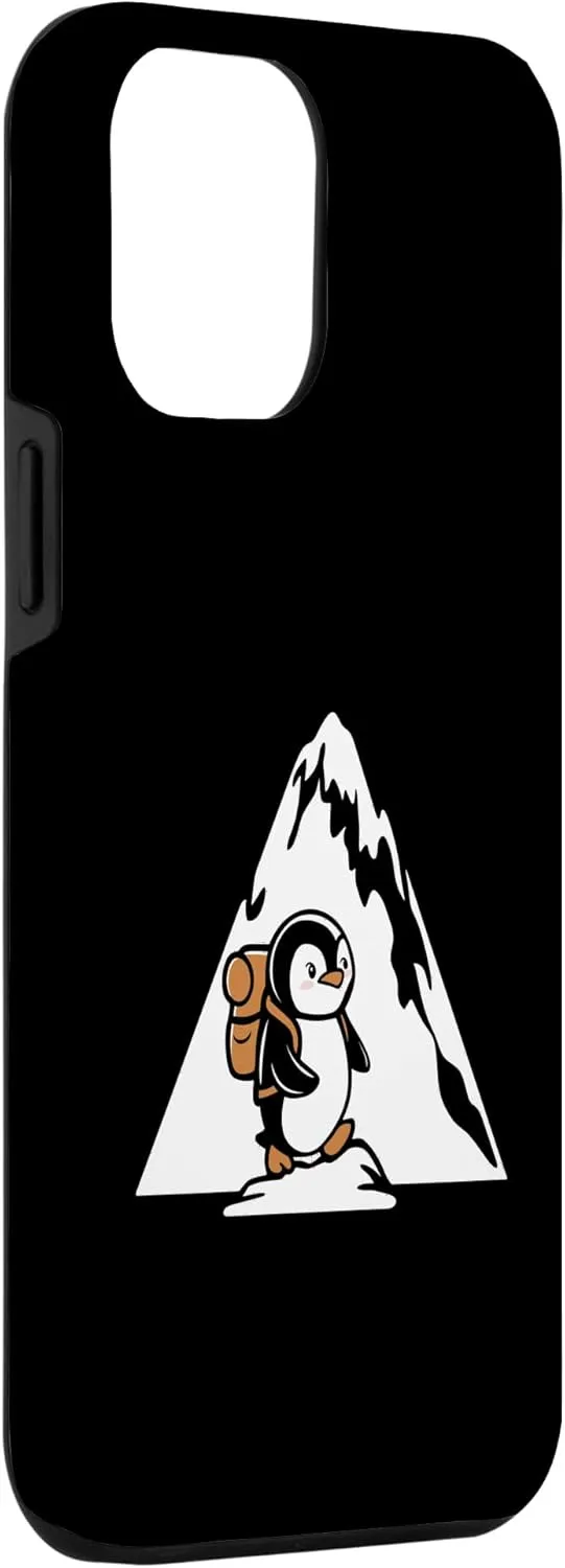 iPhone 14 Pro Max Penguin Backpacking Mountain Climbing Tour Mountaineering Case