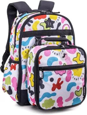 J World New York Unisex Kid's Backpack with Lunch Bag Set, Kiddo, One Size