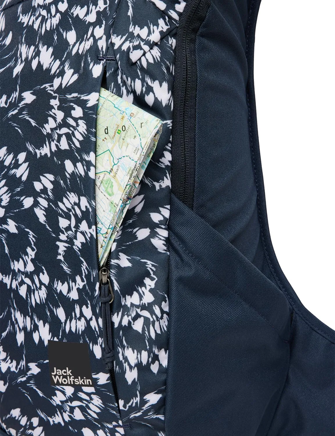 Jack Wolfskin Does not Apply, Leaves Night Blue, One Size