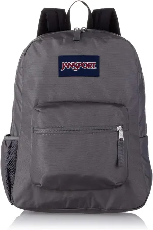 JanSport Cross Town Backpack, Graphic Grey, One Size