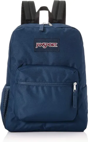 JanSport Cross Town Backpack, Navy, One Size
