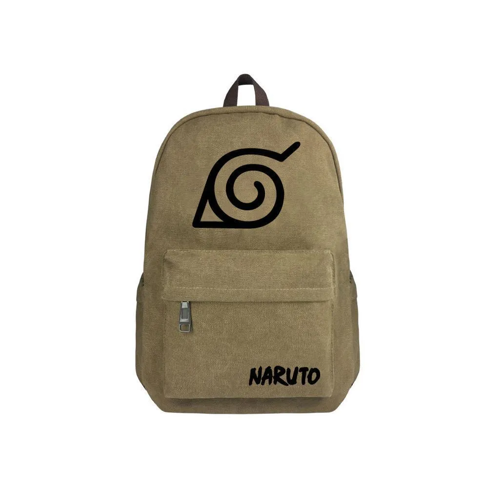 Japanese Anime Naruto Canvas 17" Bag Backpack CSSO068