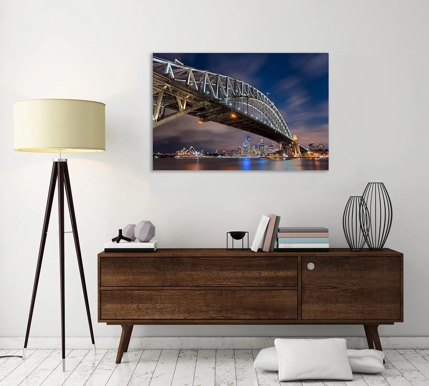 Jaxson Rea "Sydney Harbour Bridge Gallery Wrapped Canvas by Lothar Ernemann, 48" x 32"