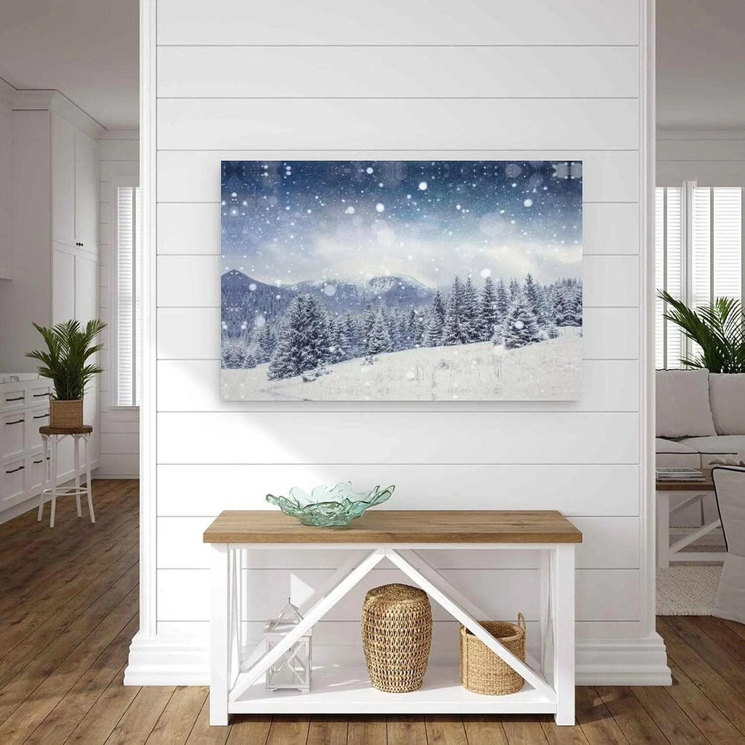 JDOOLNXF Imagini Cu Iarna De Fundal Poster Canvas Print Wall Art HD Print on Canvas Painting Wall Art for Living Room Decor Boy Gift Frame-style-3 20x30inch(50x75cm)