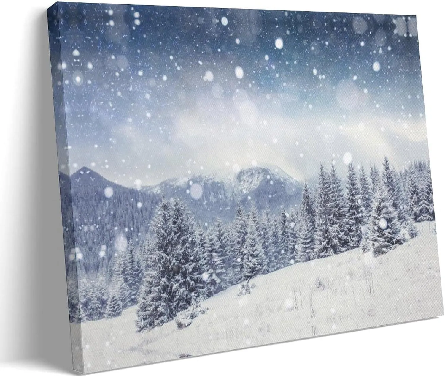 JDOOLNXF Imagini Cu Iarna De Fundal Poster Canvas Print Wall Art HD Print on Canvas Painting Wall Art for Living Room Decor Boy Gift Frame-style-3 20x30inch(50x75cm)