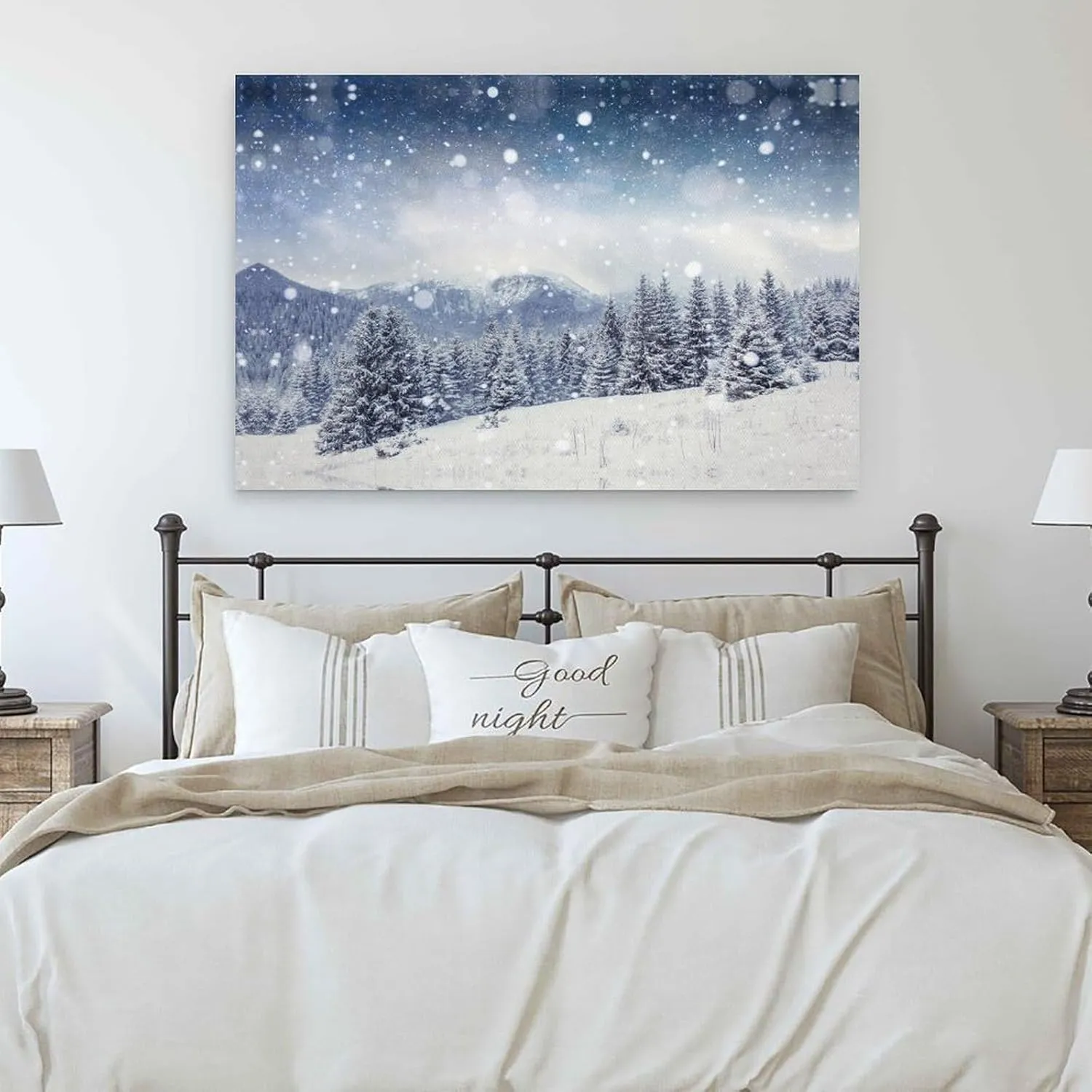 JDOOLNXF Imagini Cu Iarna De Fundal Poster Canvas Print Wall Art HD Print on Canvas Painting Wall Art for Living Room Decor Boy Gift Frame-style-3 20x30inch(50x75cm)