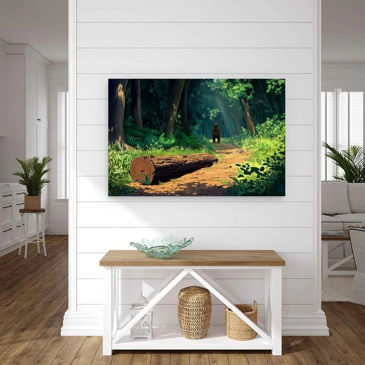 JDOOLNXF Wild Forest Trails Poster Canvas Print Wall Art HD Print on Canvas Painting Wall Art for Living Room Decor Boy Gift Frame-style-19 08x12inch(20x30cm)