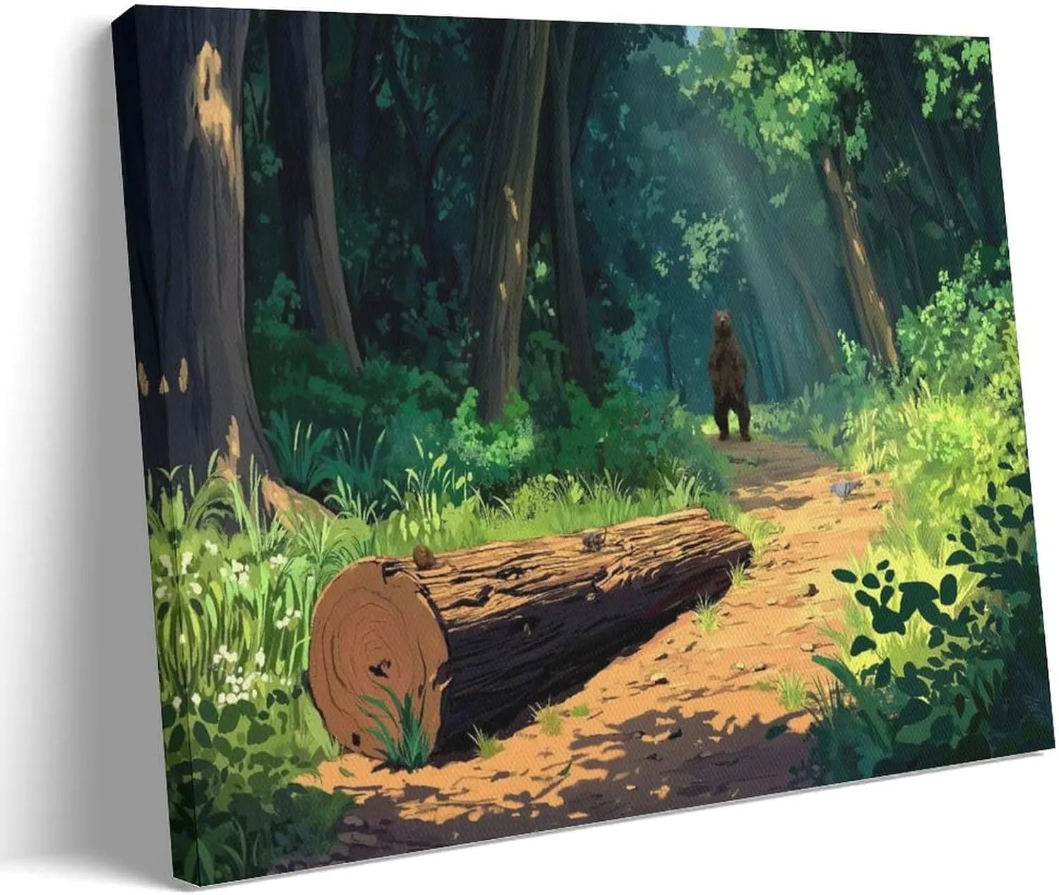 JDOOLNXF Wild Forest Trails Poster Canvas Print Wall Art HD Print on Canvas Painting Wall Art for Living Room Decor Boy Gift Frame-style-19 08x12inch(20x30cm)