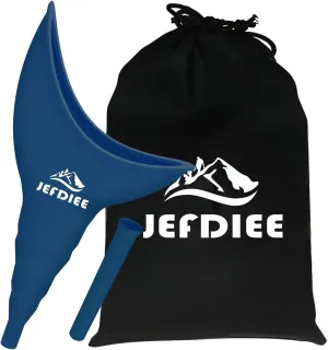 JefDiee Female Urination Device - Silicone Pee Funnel Allows Women to Pee Standing Up