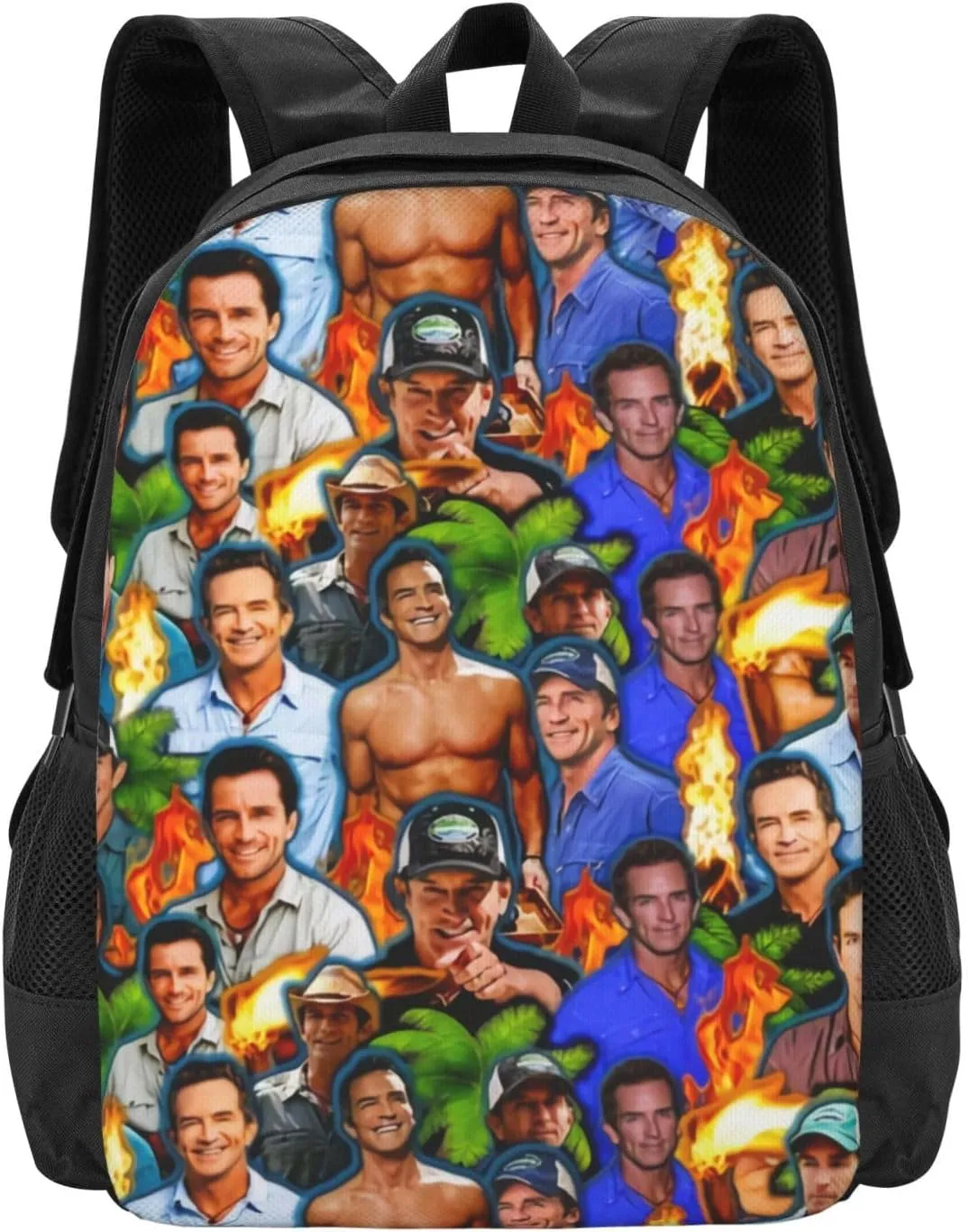Jeff Host Probst Travel Backpack Laptop Bag Casual Daypack Double Shoulder Bags for Business Outdoor Work 15.6 Inch