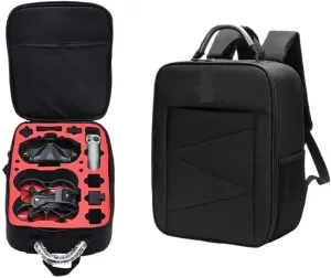 JLANDA Shoulder Backpack for DJI Avata Large Capacity Storage Bag Outdoor Travel Waterproof Nylon Carrying Case Drone Accessories (Color : Black)