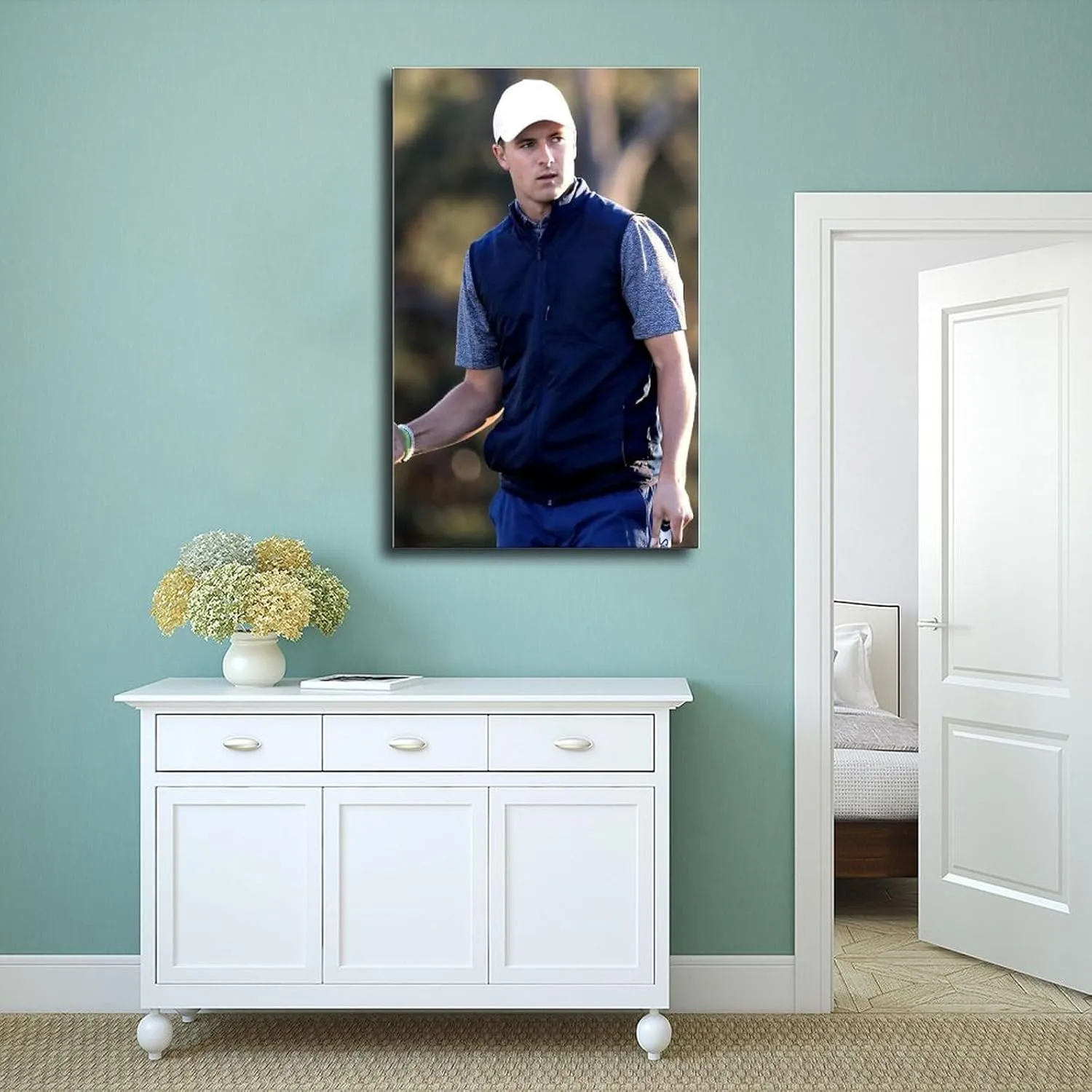 Jordan Spieth Golf Poster03 Canvas Poster Bedroom Decor Sports Landscape Office Room Decor Gift Unframe:24x36inch(60x90cm)