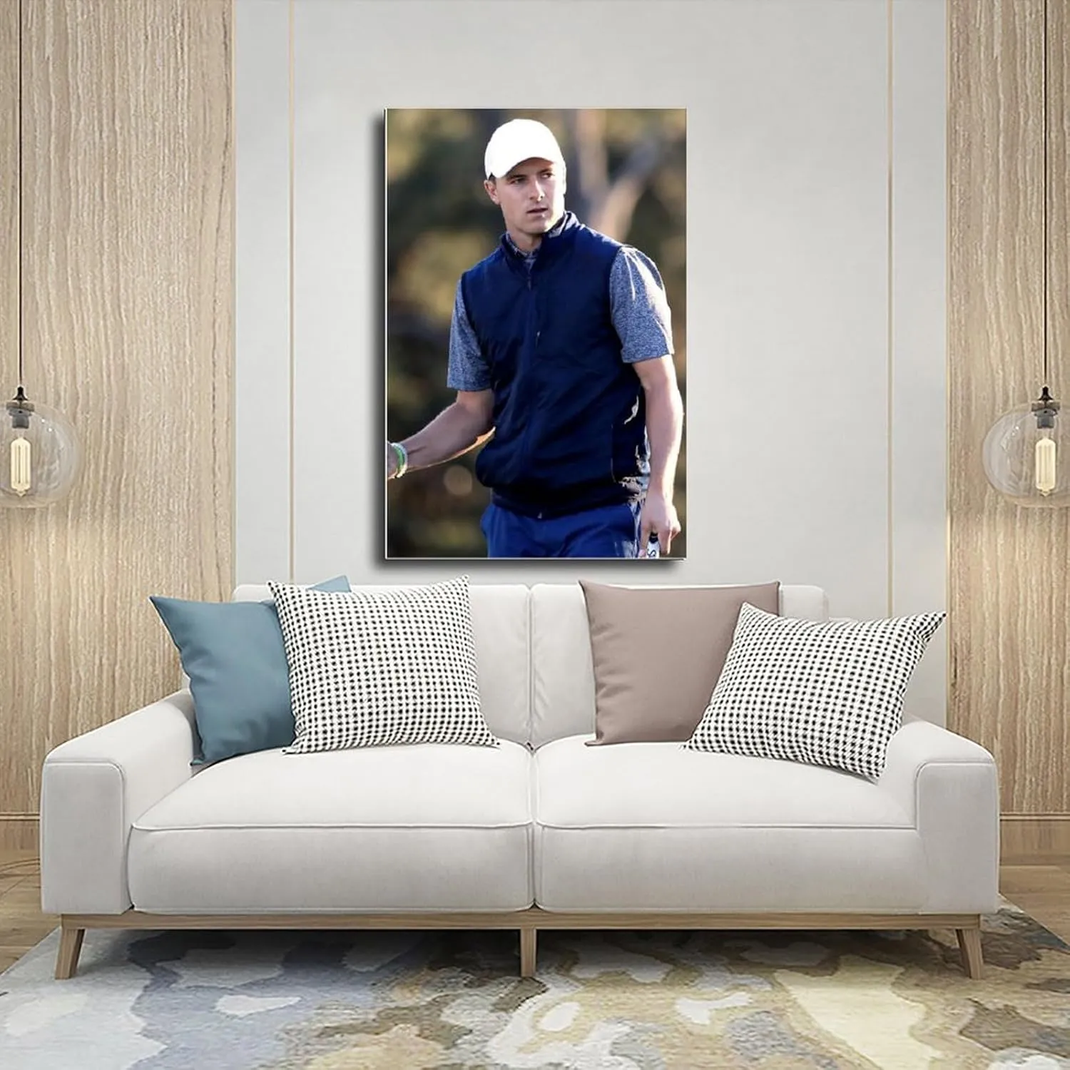 Jordan Spieth Golf Poster03 Canvas Poster Bedroom Decor Sports Landscape Office Room Decor Gift Unframe:24x36inch(60x90cm)