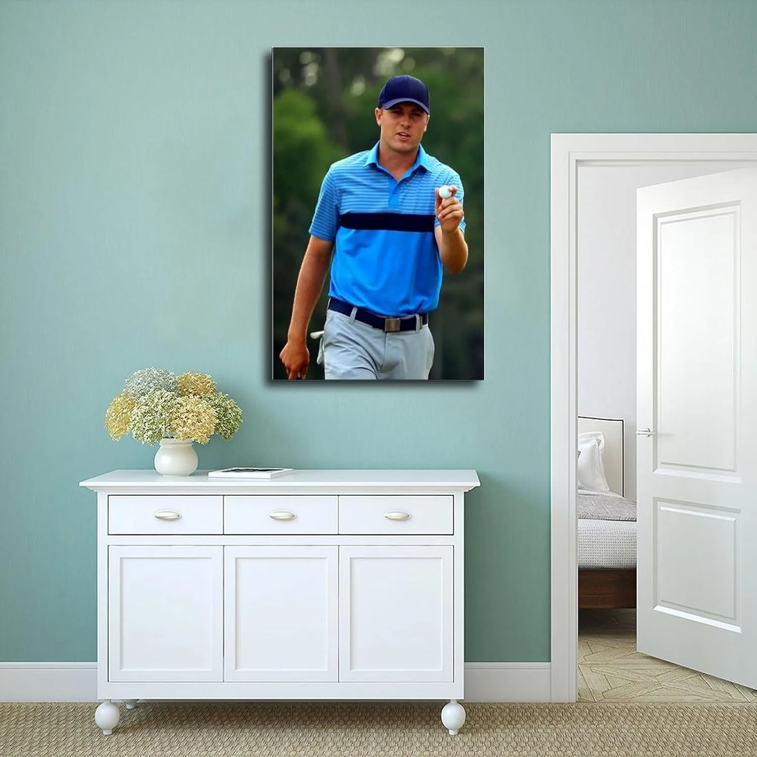 Jordan Spieth Golf Poster111 Canvas Poster Bedroom Decor Sports Landscape Office Room Decor Gift Unframe:24x36inch(60x90cm)