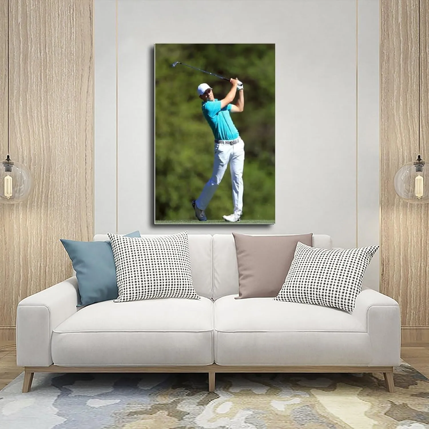 Jordan Spieth Golf Poster16 Canvas Poster Bedroom Decor Sports Landscape Office Room Decor Gift Unframe:24x36inch(60x90cm)