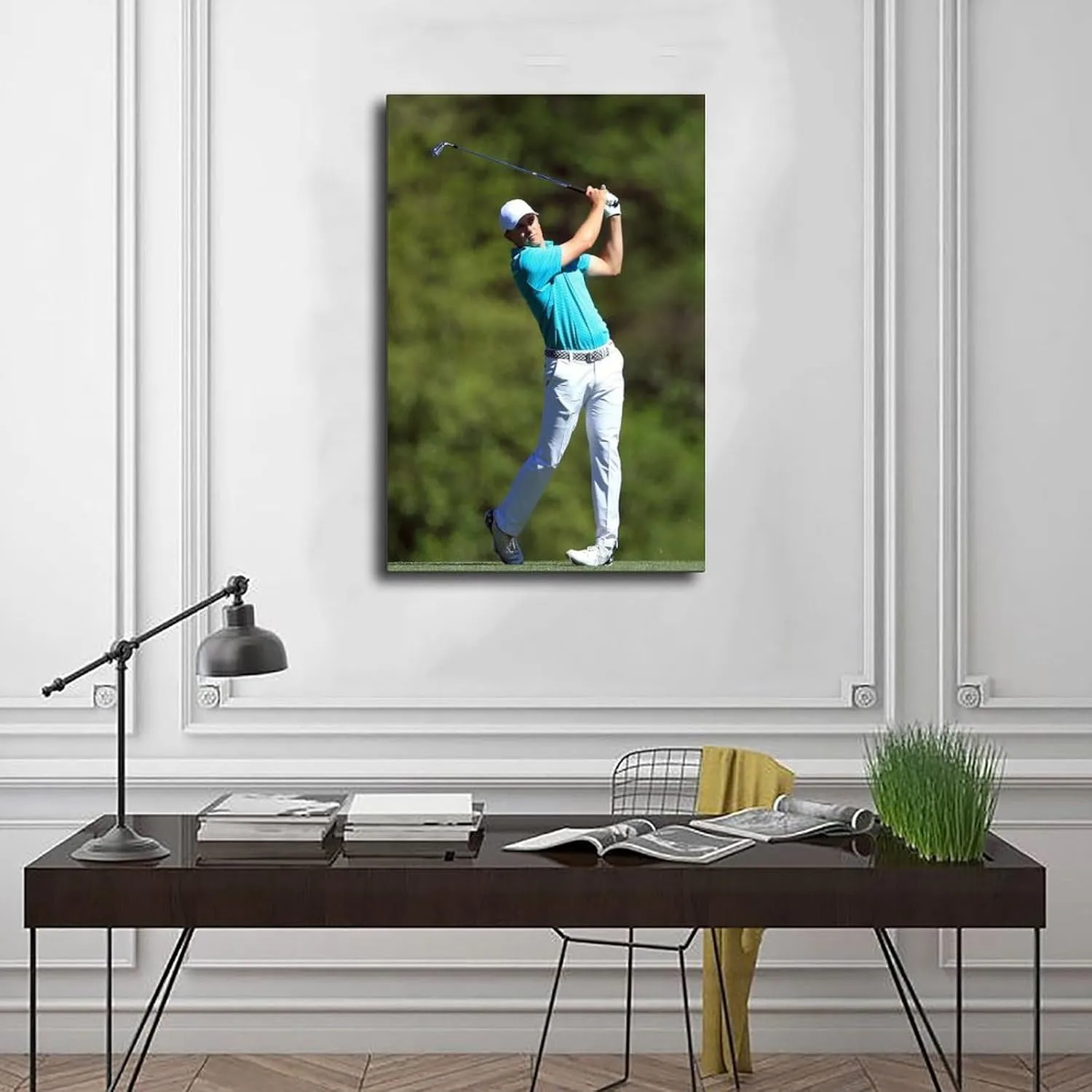 Jordan Spieth Golf Poster16 Canvas Poster Bedroom Decor Sports Landscape Office Room Decor Gift Unframe:24x36inch(60x90cm)