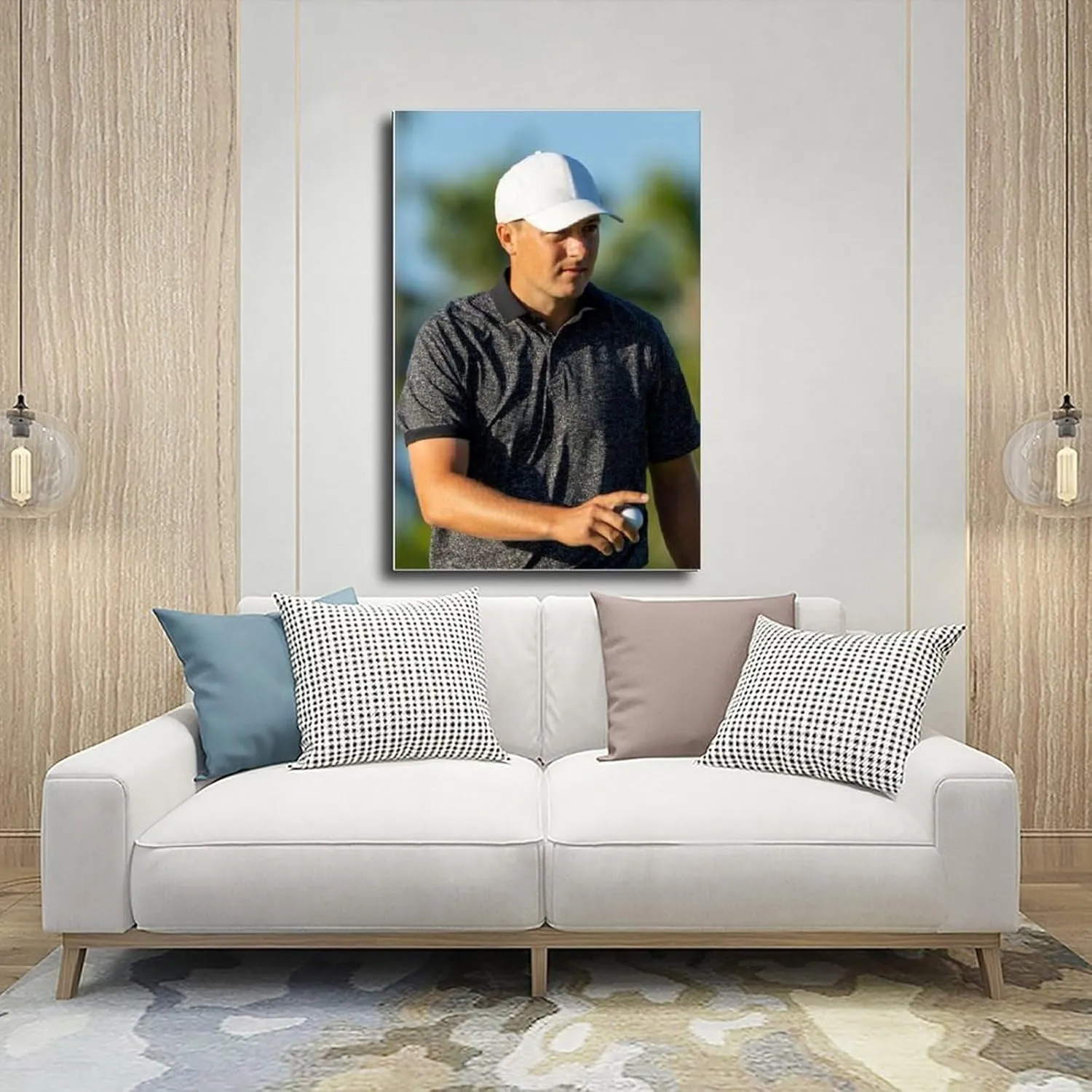 Jordan Spieth Golf Poster26 Canvas Poster Wall Art Decor Print Picture Paintings for Living Room Bedroom Decoration Unframe:12x18inch(30x45cm)