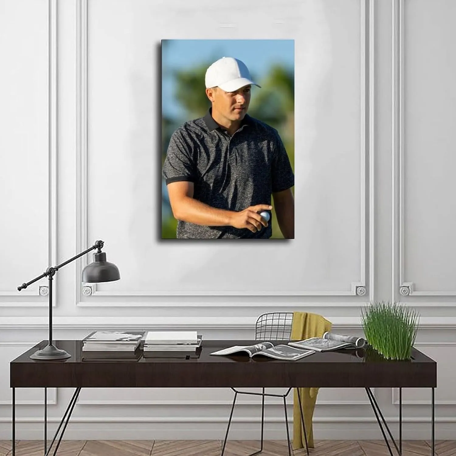 Jordan Spieth Golf Poster26 Canvas Poster Wall Art Decor Print Picture Paintings for Living Room Bedroom Decoration Unframe:12x18inch(30x45cm)