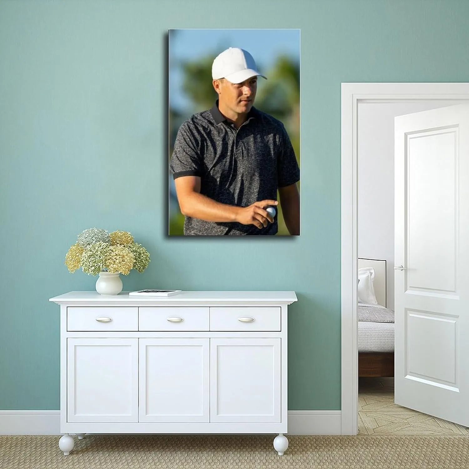 Jordan Spieth Golf Poster26 Canvas Poster Wall Art Decor Print Picture Paintings for Living Room Bedroom Decoration Unframe:12x18inch(30x45cm)