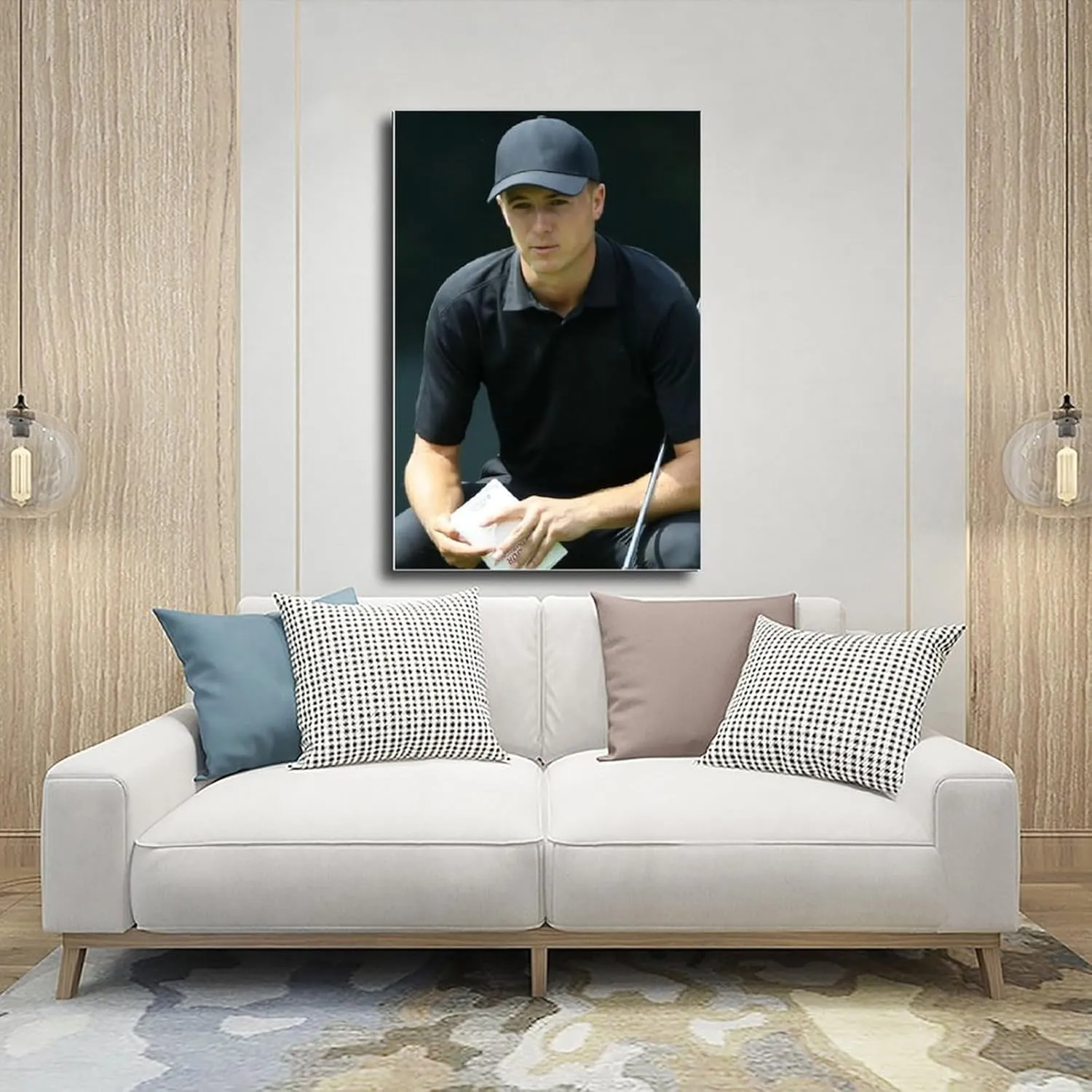 Jordan Spieth Golf Poster33 Canvas Poster Bedroom Decor Sports Landscape Office Room Decor Gift Unframe:16x24inch(40x60cm)