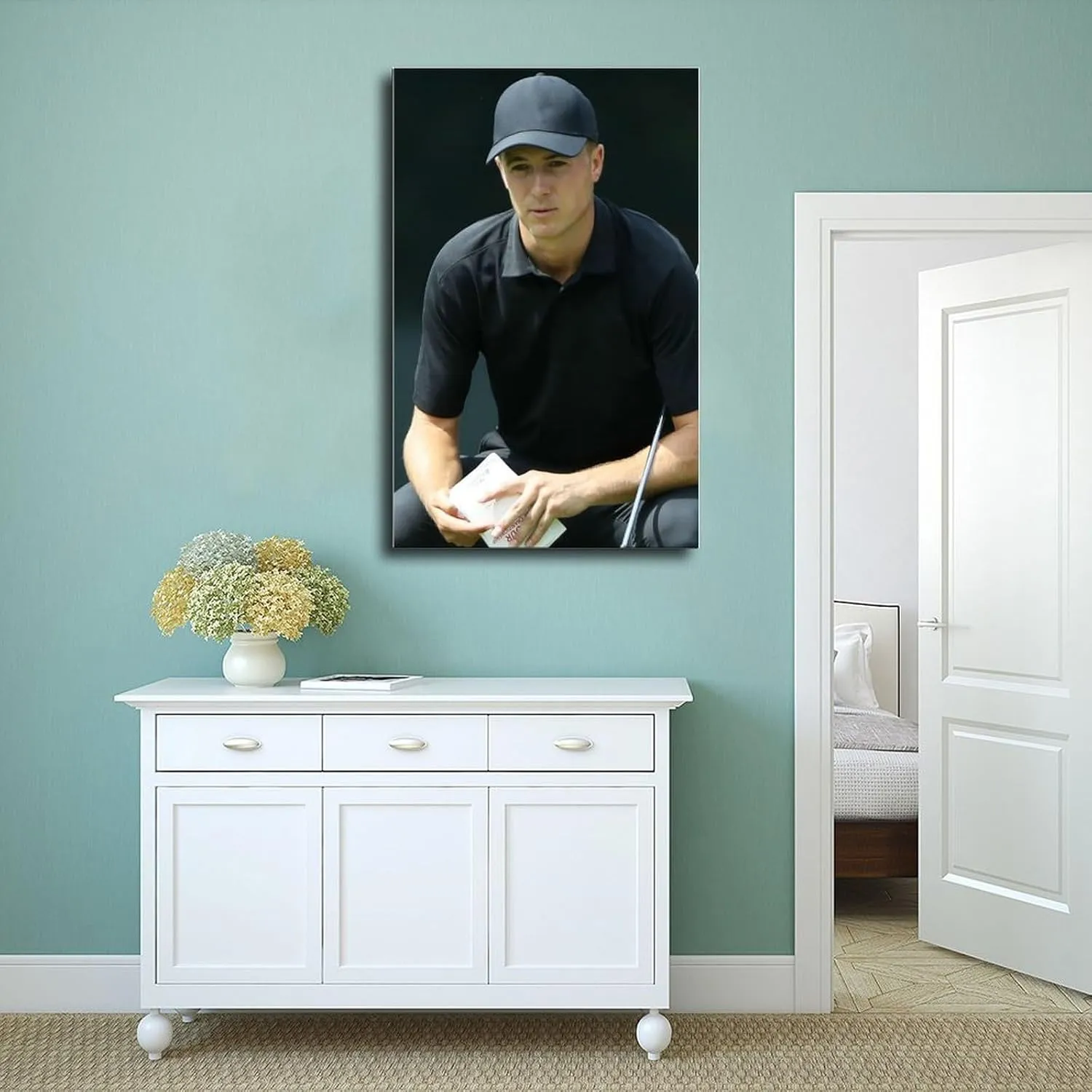 Jordan Spieth Golf Poster33 Canvas Poster Bedroom Decor Sports Landscape Office Room Decor Gift Unframe:16x24inch(40x60cm)