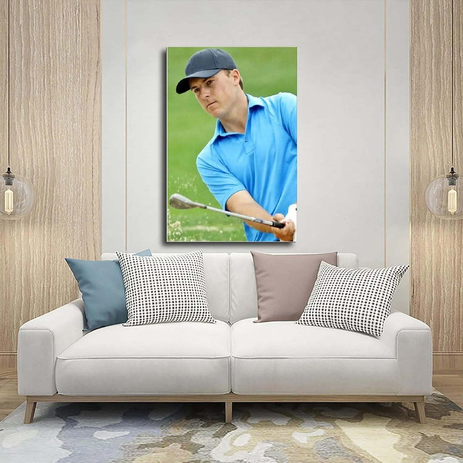 Jordan Spieth Golf Poster81 Canvas Poster Wall Art Decor Print Picture Paintings for Living Room Bedroom Decoration Unframe:16x24inch(40x60cm)
