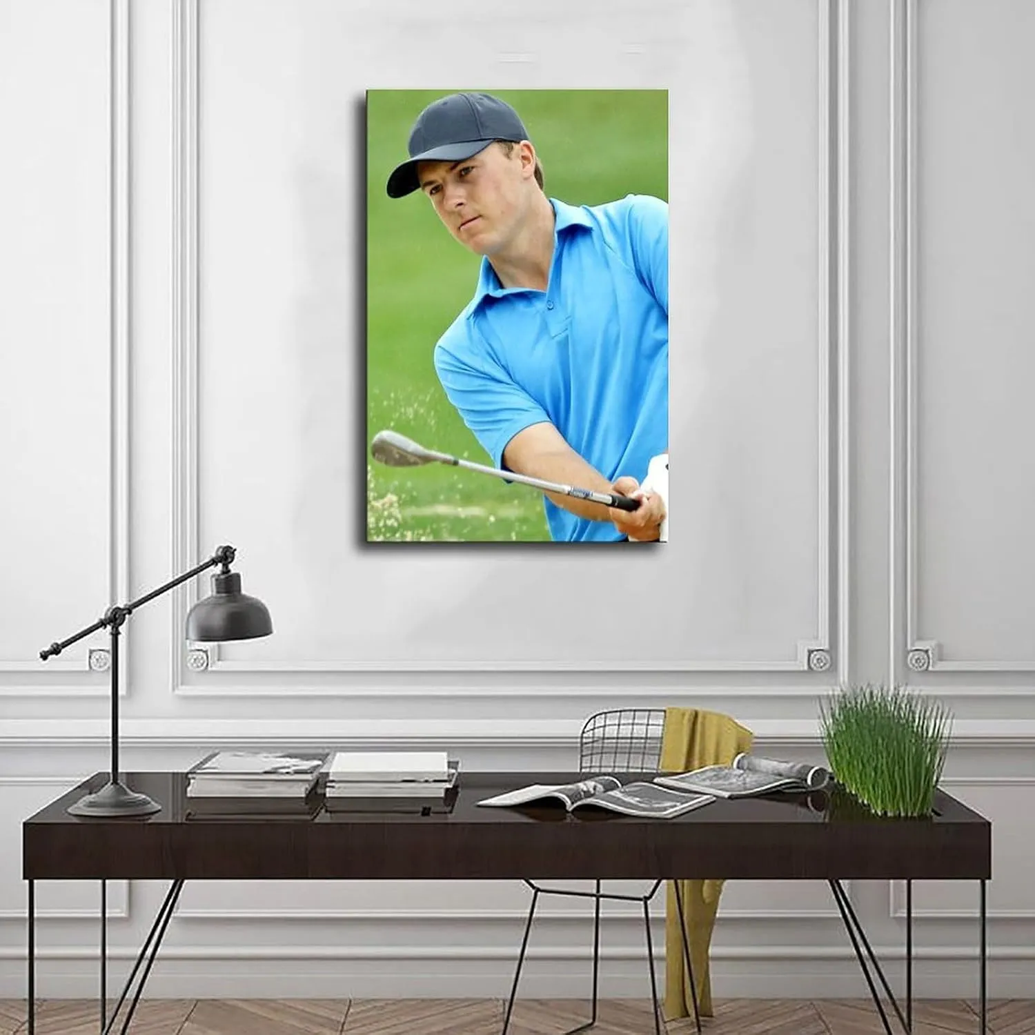 Jordan Spieth Golf Poster81 Canvas Poster Wall Art Decor Print Picture Paintings for Living Room Bedroom Decoration Unframe:16x24inch(40x60cm)