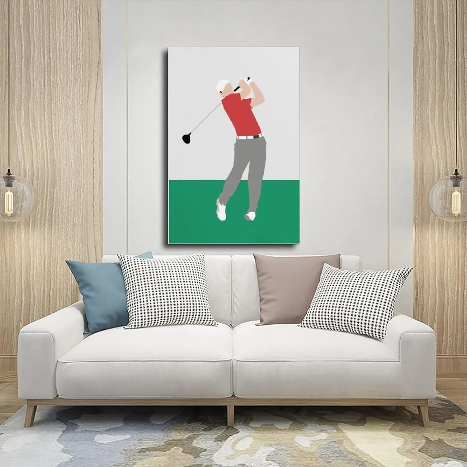 Jordan Spieth Golf Poster86 Canvas Poster Bedroom Decor Sports Landscape Office Room Decor Gift Unframe:16x24inch(40x60cm)