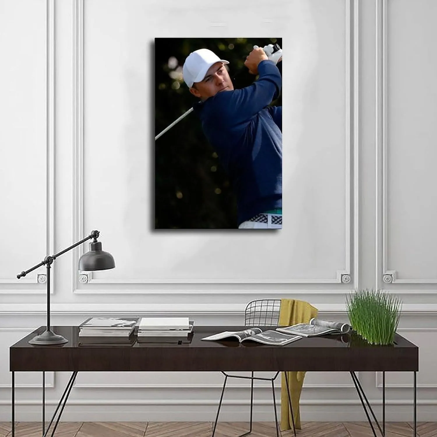 Jordan Spieth Golf Poster87 Canvas Poster Bedroom Decor Sports Landscape Office Room Decor Gift Unframe:12x18inch(30x45cm)